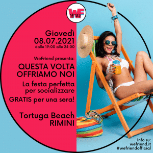 8 Luglio 2021 – QUESTA VOLTA OFFRIAMO NOI!